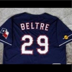 texas rangers button down jersey